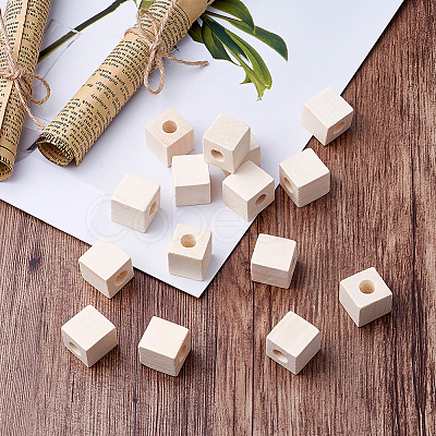 Unfinished Wood Beads WOOD-TA0001-05-LF-1