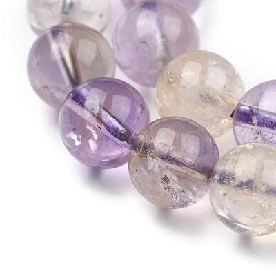 Natural Ametrine Beads Strands G-G462-8mm-06-1