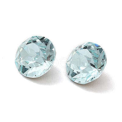 Faceted K9 Glass Rhinestone Cabochons GGLA-R402-08C-1