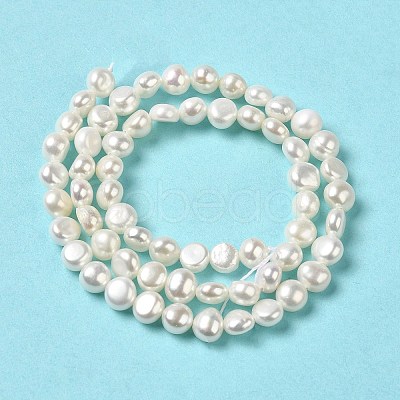 Natural Cultured Freshwater Pearl Beads Strands PEAR-E017-02-1