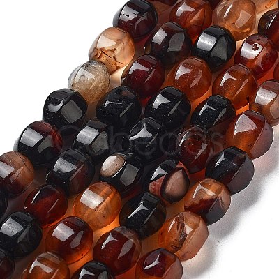 Natural Agate Beads Strands G-G172-02F-1