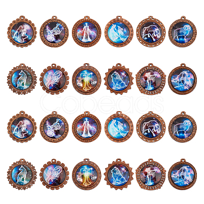 Glass Pendants WOOD-NB0001-63B-1