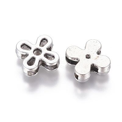 Tibetan Style Slide Charms TIBE-A134958-AS-FF-1