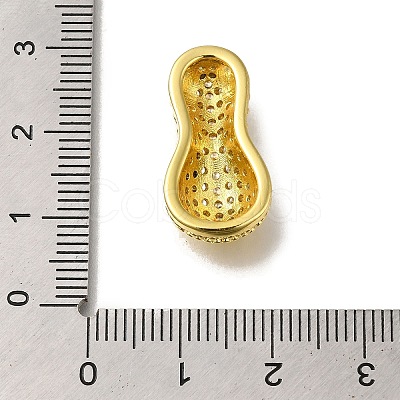 Brass with Cubic Zirconia Pendant X-KK-Q818-02I-G-1