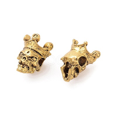 Tibetan Style Alloy Beads PALLOY-F257-04AG-1