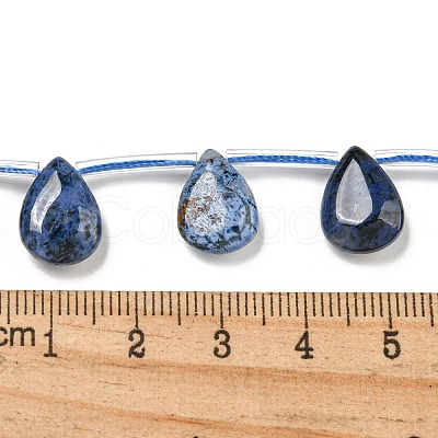 Natural Dumortierite Beads Strands G-Q183-B02-01B-1