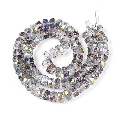 Electroplate Glass Beads Strands EGLA-T021-20D-1