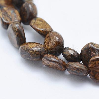 Natural Bronzite Beads Strands G-K203-33-1