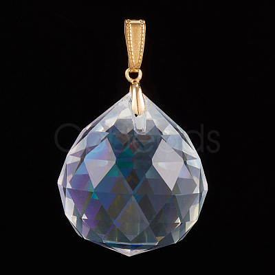 Glass Pendants PALLOY-JF00445-03-1