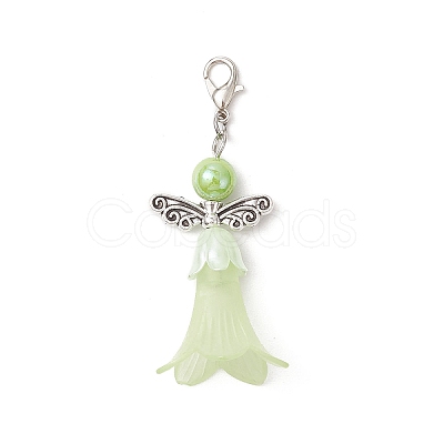 Acrylic Pendant Decorations HJEW-JM03627-1
