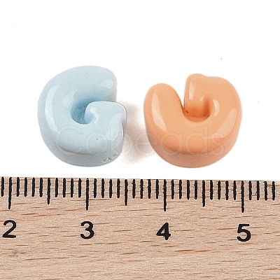 Opaque Resin Decoden Cabochons CRES-M033-01G-1