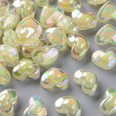 Transparent Acrylic Beads LS-TACR-S152-08B-07-1