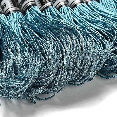 10 Skeins 12-Ply Metallic Polyester Embroidery Floss OCOR-Q057-A04-1