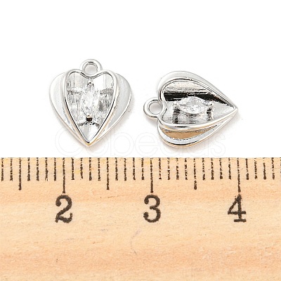 Clear Glass Charms X-KK-E090-25P-1