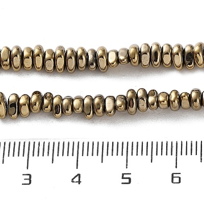 Electroplated Synthetic Non-magnetic Hematite Beads Strands G-I364-B01-01-1