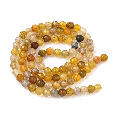 Natural Agate Beads Strands X-G-H302-A01-14-1