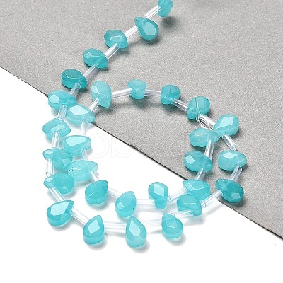 Dyed Natural Amazonite Beads Strands G-Q167-A11-02-1