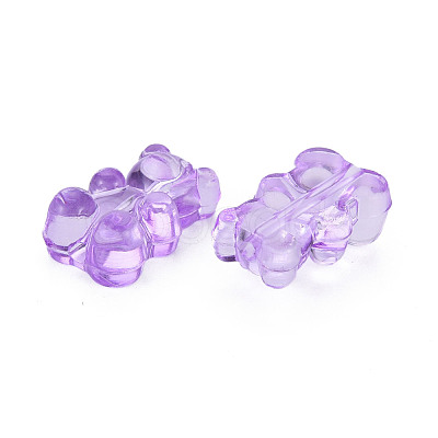 Transparent Acrylic Beads TACR-N012-001A-1