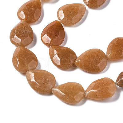 Natural Red Aventurine Beads Strands G-S356-03-1