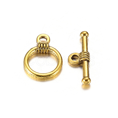 Tibetan Style Toggle Clasps LS-GLF1184Y-NF-1