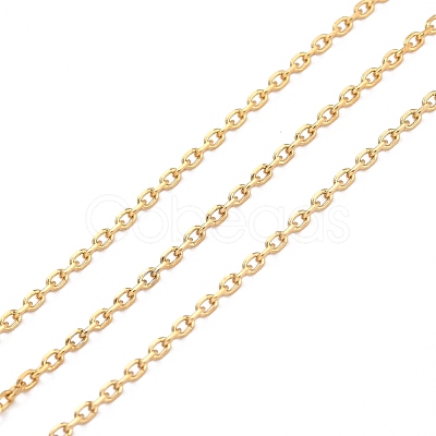 PVD Vacuum Plating 304 Stainless Steel Cable Chains CHS-D033-03G-02-1
