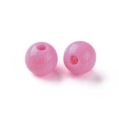 Opaque Acrylic Beads MACR-S370-C8mm-A02-1