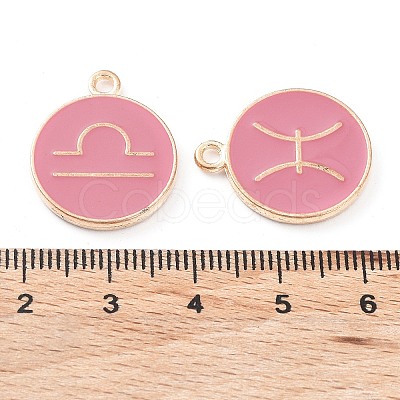 Alloy Enamel Pendants ENAM-S124-01A-03-1