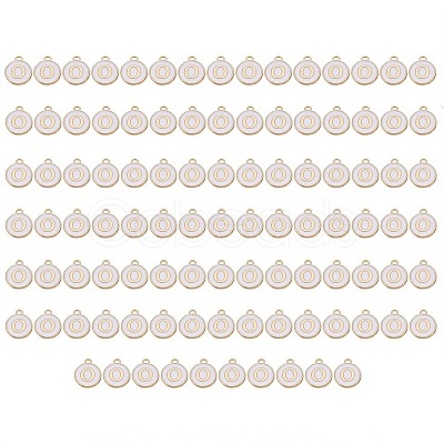 Golden Plated Enamel Alloy Charms ENAM-SZ0001-26A-O-1