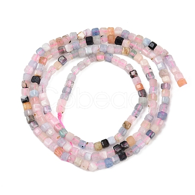 Natural Morganite Beads Strands G-L628-D04-2x2mm-1