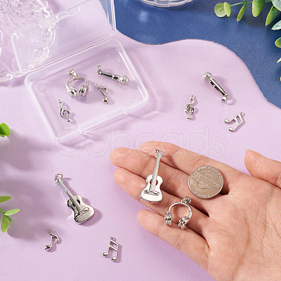 12Pcs 6 Styles Brass Pendants FIND-TA0008-88P-1