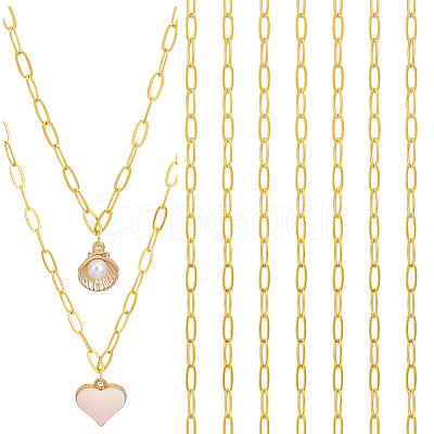 11.25M Brass Paperclip Chains CHC-BC0001-27G-1