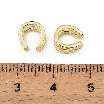 Brass Enhancer Shortener Pendant Bails KK-CBA217A-06G-1