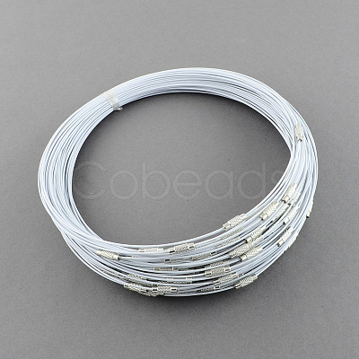 Steel Wire Bracelet Cord DIY Jewelry Making TWIR-R004-22-1