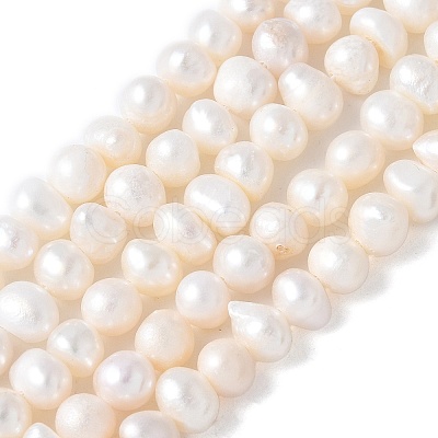 Natural Cultured Freshwater Pearl Beads Strands PEAR-I007-07O-09A-1