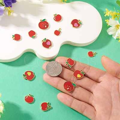 14Pcs 7 Styles 304 Stainless Steel Charms STAS-TA0003-42-1