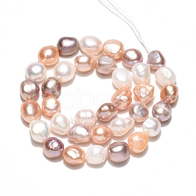 Natural Cultured Freshwater Pearl Beads Strands PEAR-N014-09A-1