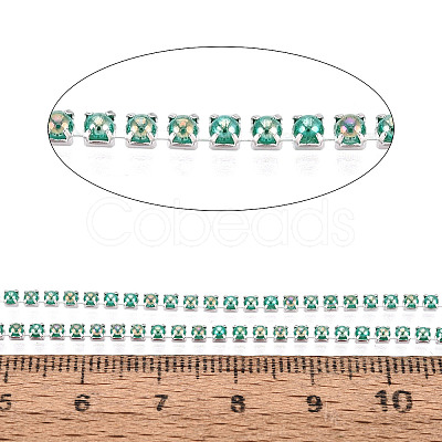 Iron & ABS Plastic Imitation Pearl Tennis Chains CH-Q006-01A-13-1