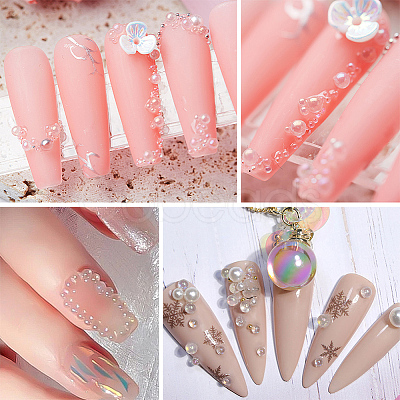 10 Bags 10 Colors Transparent Round Caviar Beads MRMJ-OC0002-81-1