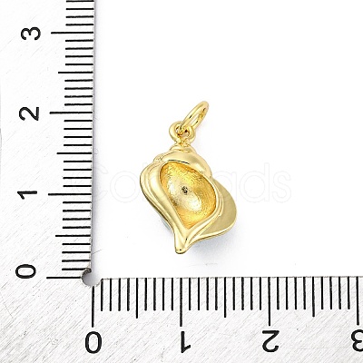 Brass Enamel Pendants X-KK-U066-19G-1