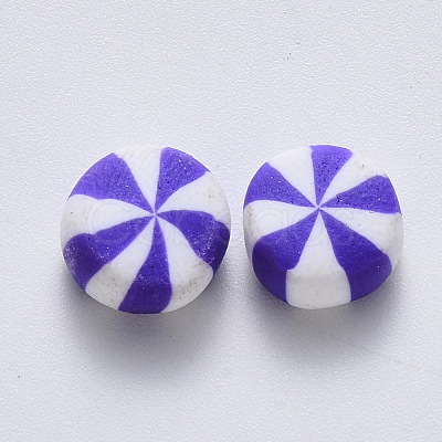 Handmade Polymer Clay Beads CLAY-R084-01I-1