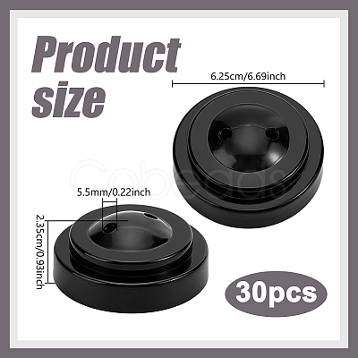 Plastic Mini Flag Stands FIND-WH0139-921B-1