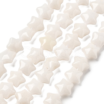 Natural White Jade Beads Strands G-Z080-A23-8mm-1