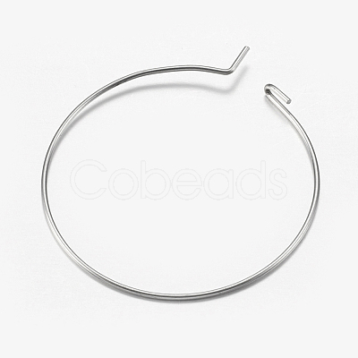 316 Surgical Stainless Steel Hoop Earrings Findings STAS-F149-32P-A-1