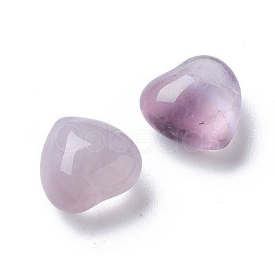 Natural Amethyst Heart Love Stone G-I282-03-1