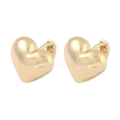 Brass Hoop Earrings EJEW-D320-18G-1