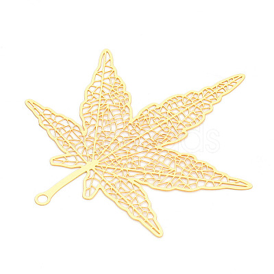 Brass Filigree Big Pendants KKC-T003-19G-1