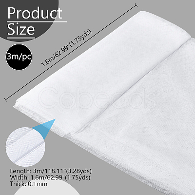 3M Polyester Hexagonal Mesh Fabrics DIY-WH0542-58B-1