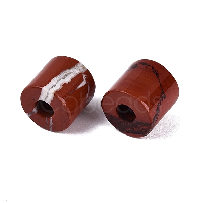 Natural Red Jasper European Beads G-P520-05P-1