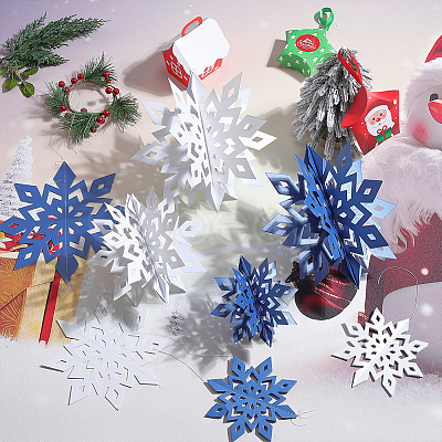 2Bags 2 Colors Christmas Theme Plastic Decorations DIY-SC0026-68-1