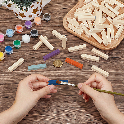 100Pcs Unfinished Wood European Beads WOOD-NB0003-07-1
